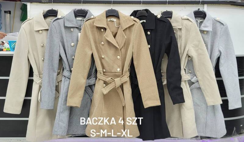 Płaszcze damskie (Włoskie produkt) Roz S-M-L-XL, Mix Kolor Paczka 3 szt